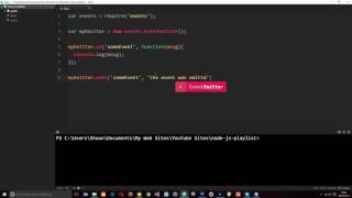 Node JS Tutorial for Beginners #8 - The Node Event Emitter