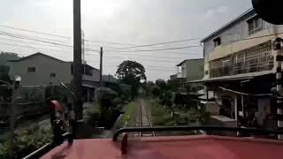 阿里山林業鐵路下山路程景（前面展望）（竹崎🚂🛤️=》嘉義🚄🚂🛤️）（縮時5m)Ep9.