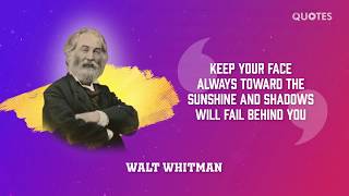 Best Walt Whitman Quote | The Famous Quotes