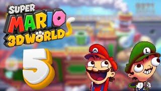 SUPER MARIO 3D WORLD #5 Witzige und nervenraubende Fail in Welt 4!