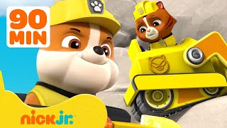 Rubble Rescues the Kitten Catastrophe! w/ PAW Patrol | 90 Minute Compilation | Rubble & Crew