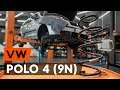 How to change front springs / front coil springs on VW POLO 4 (9N) [TUTORIAL AUTODOC]