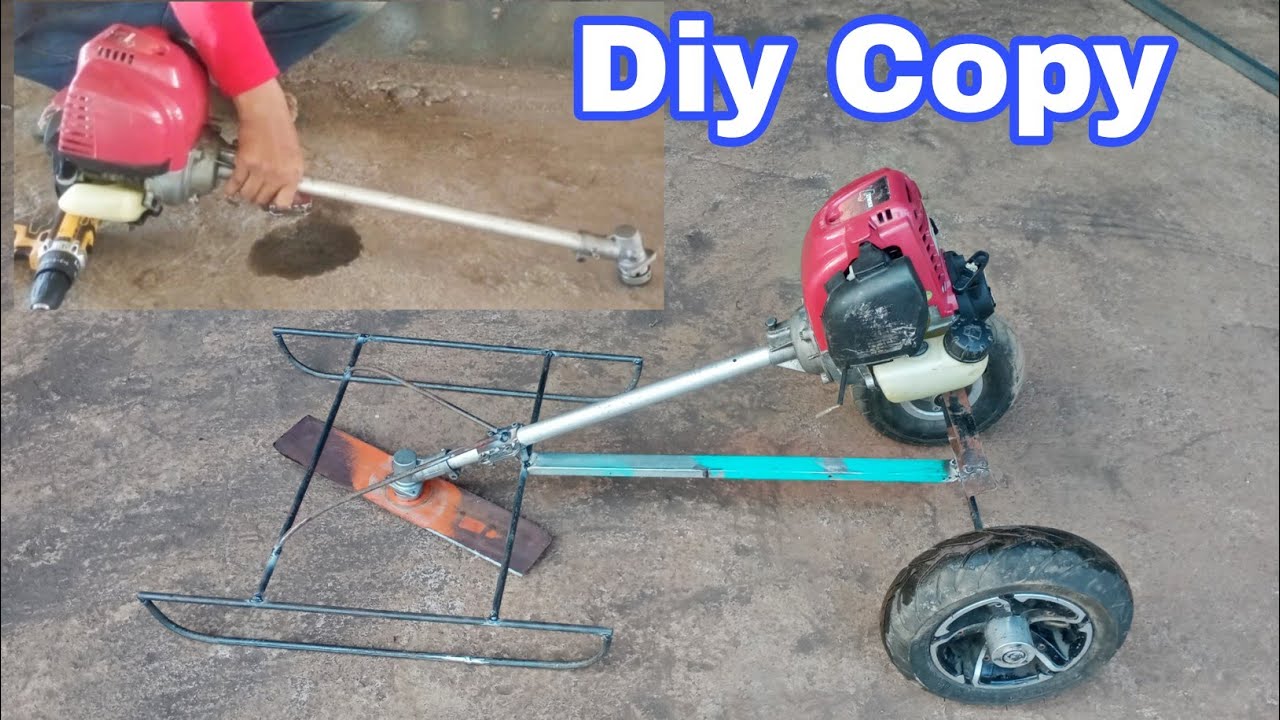 Diy Push Lawn Mower // Membuat Mesin Potong Rumput Model Baru - YouTube