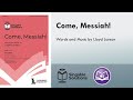 Come, Messiah! (SAB) - Lloyd Larson