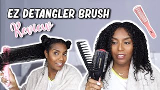 EZ DETANGLER BRUSH VS 2 WEEKS OF TANGLED MATTED HAIR | EZ Detangler Brush Review ✨