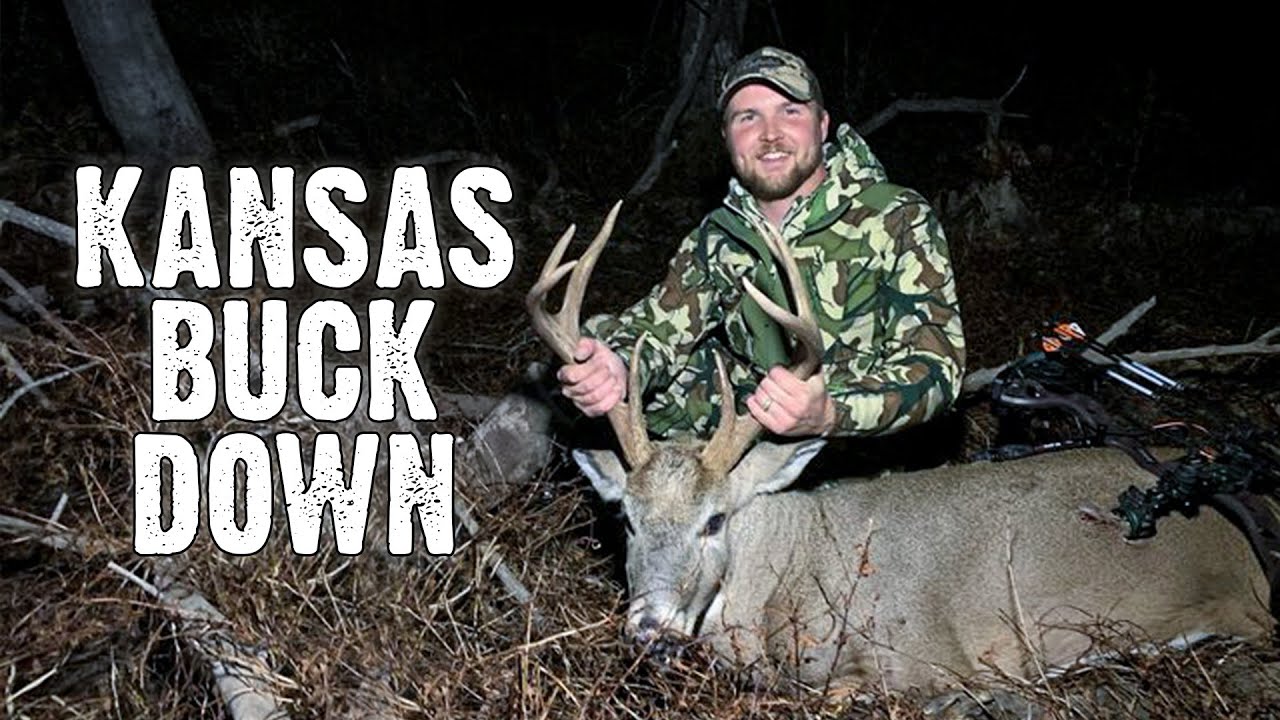 Bow Hunting From The Ground - Kansas Buck Tagged! - YouTube