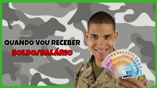 Primeiro soldo no serviço militar