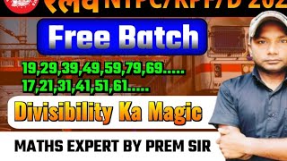 Class-07 Free Batch Maths number system by prem sir  || part-06 #rrb #ntpc