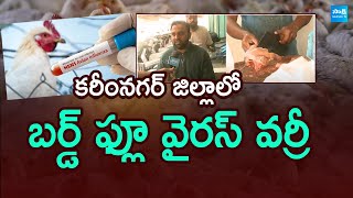 వైరస్ వర్రీ: Bird Flu Virus Effect In Karimnagar District | Govt Strict Rules On Chicken | @SakshiTV