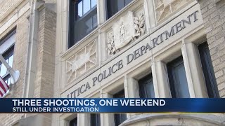 Utica PD responds to three shootings in one weekend