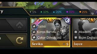 TFT 3 LEVEL SEVIKA VE SILCO! Oynadıgım En Şanslı ve iyi Kimya Baronu Oyunu.  Eu west plat.