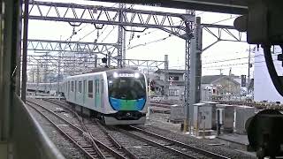 東京メトロ10123F下り回送　西武40156F各停元町・中華街行入換～発車　所沢