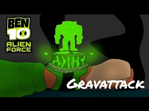 Ben 10 Alien Force Gravattack Transformation Youtube
