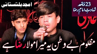 Yeh Mera Mola Reza Hai | Amjad Baltistani | Shahadat Imam Raza Noha | 23 Zeeqad | Mazloom Be Watan