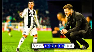 The day Cristiano Ronaldo silenced Diego Simeone Atletico Madrid #trending#cristianoronaldotrend