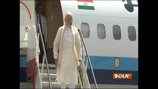 PM Modi reaches Ranchi, will roll out Ayushman Bharat -Pradhan Mantri Jan Aarogya Yojana