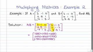 What is a 3x3 multiplication matrix?