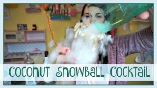 Coconut Snowball Cocktail | Pinterest Drink #70 | MamaKatTV