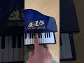 指一本から引けるピアノ練習 ミッキーマウスピアノ 電子ピアノ