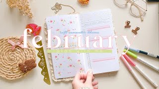 Romantic Bullet Journal || February 2025 PLAN WITH ME 🌷