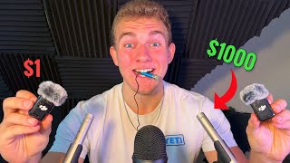 ASMR $1 Mic vs $1000 Mic