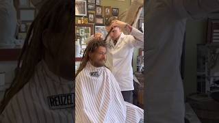 Insane hair transformation after 23 years of dreads!
