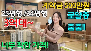 평택 브레인시티 한신더휴 3억대부터 너무나 1차 계약금 500만원으로 선착순 동호수 지정중 너무 착한가격대 미분양아파트!