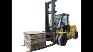 Used Hyster Diesel 10,000 lb Forklift Model H135XL