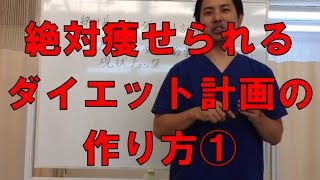 絶対痩せられるダイエット計画の作り方①【福岡県小郡市　つばさ鍼灸整骨院】