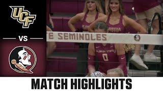 UCF vs. Florida State Match Highlights | 2024 ACC Volleyball