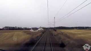 TRAIN DRIVER'S VIEW: Halden to Oslo