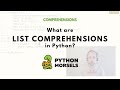 What are list comprehensions?