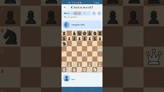 Scholar checkmate# chess # 4 move check mate video 🥰