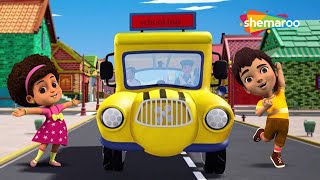 Wheels On The Bus | Fun Nursery Rhyme \u0026 Kids Songs | Orange Mango