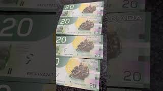 Canadian bank notes early 2000s