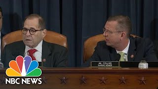 Nadler And Collins Clash Over Point Of Order As Impeachment Markup Resumes | NBC News