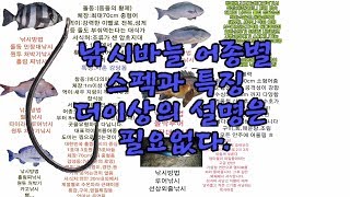 낚시바늘! 쉽게 배우고 당황하지 말자!2부(어종별 바늘스펙과 기능)