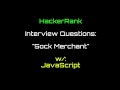 HackerRank: Sock Merchant JavaScript