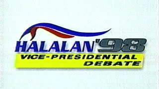 STUDIO 23 - Halalan '98 Vice-Presidential Debate (1998)