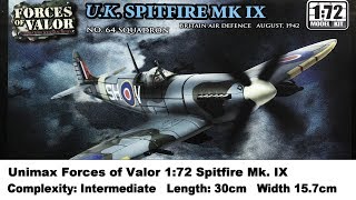 Unimax Forces of Valor 1:72 Spitfire Mk. IX Kit Review