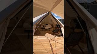 Glamping Bell Tent Set-Up - White Duck Outdoors