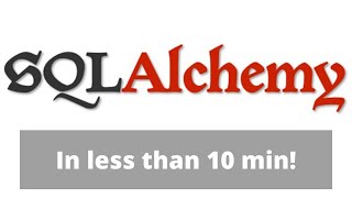 SQLalchemy Python Tutorial - operate on data bases without SQL. In less than 10 min!