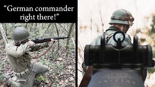 Behind Enemy Lines in Operation Cobra | POV WWII Battle Re-enactment