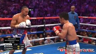Pacquiao vs  Thurman Round 9 boxing 2019 fight HD HD 720p