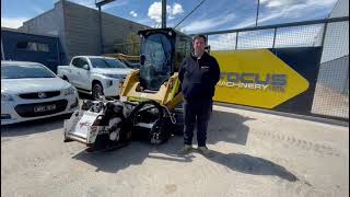 Earthmoving Attachments: Skidsteer Road Profiler with Charles