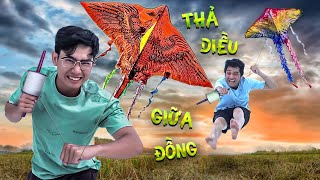 Quang BM | 1 Ngày Thả Diều, Ăn Gà Nướng Ngoài Đồng | Fly a Kite, Eat Grilled Chicken in the Field