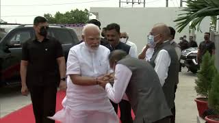 PM Modi at the Matushri K.D.P Multi-speciality Hospital in Atkot, Gujarat