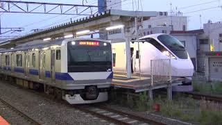 常磐線 JR東日本E657系 佐貫駅発着通過集