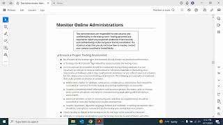 Review STAAR Test Admin Manual