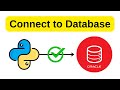 Connect to Oracle Database with Python